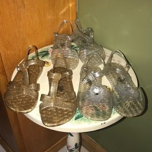Lot of 3 Toddler Jelly sandals
